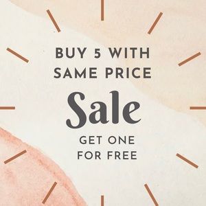 Sale!!! Buy 5 and pay only 4.